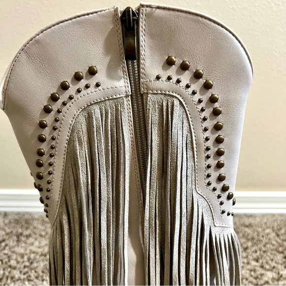 Studded Fringe Boots - Picture 11 of 15